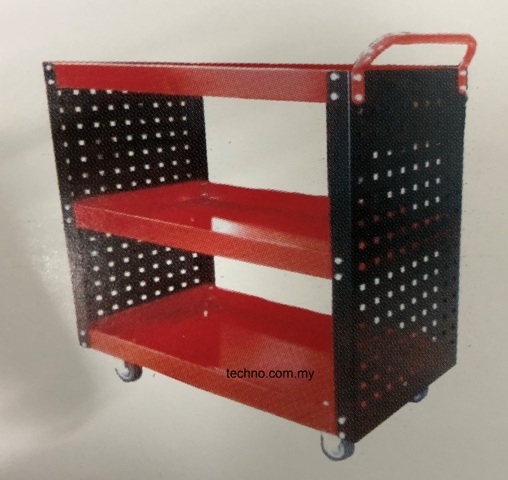 3 TRAY PEGBOARD CART WITH CASTOR GB-2305-N - Click Image to Close